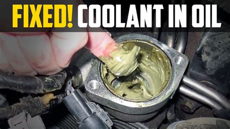 Oil cooler leaked coolant into engine valley